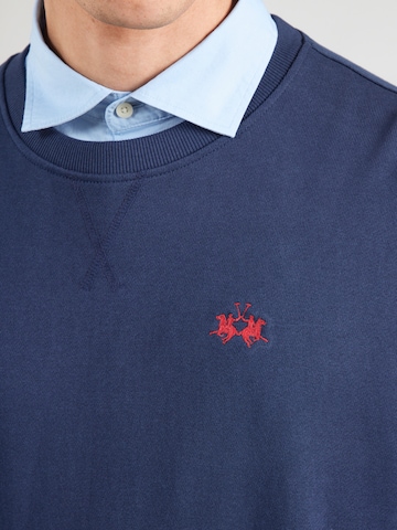 La Martina Sweatshirt in Blau
