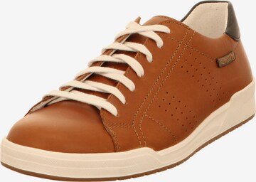 MEPHISTO Athletic Lace-Up Shoes in Brown: front