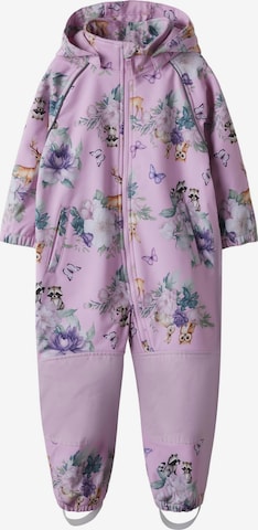 NAME IT Funktionsdräkt 'NMFAlfa08' i lila: framsida