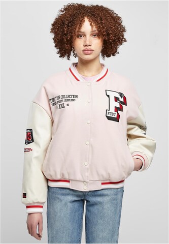 FUBU Between-Season Jacket in Pink