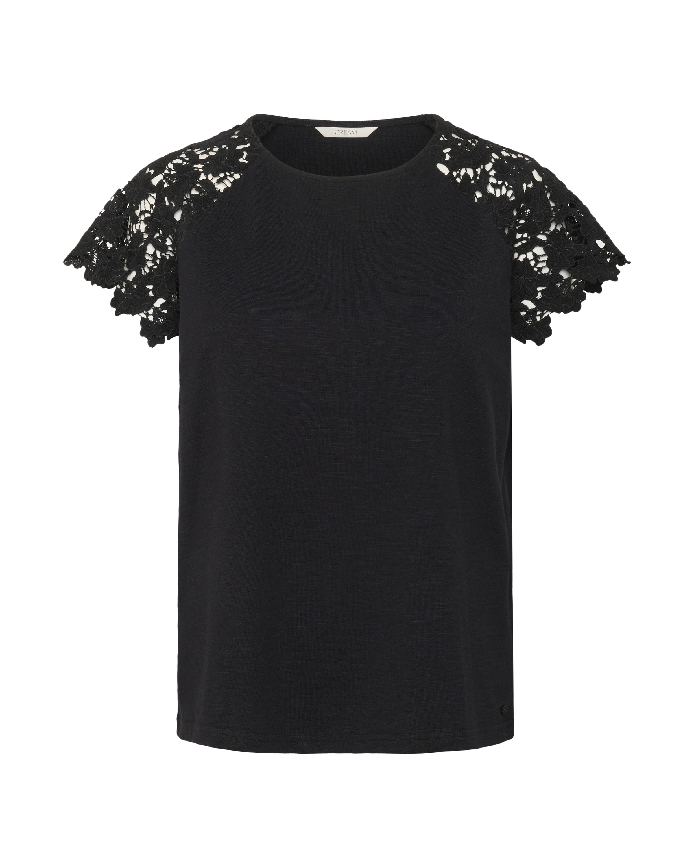 Cream Shirt 'CRFin' in Black: front