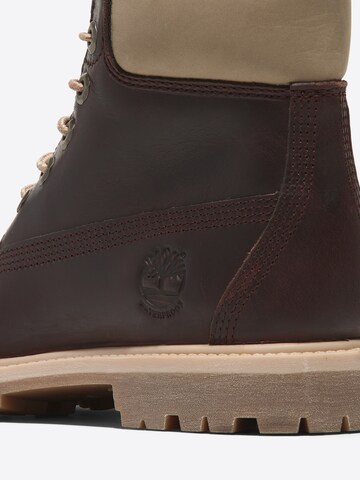 TIMBERLAND - Botines con cordones en rojo