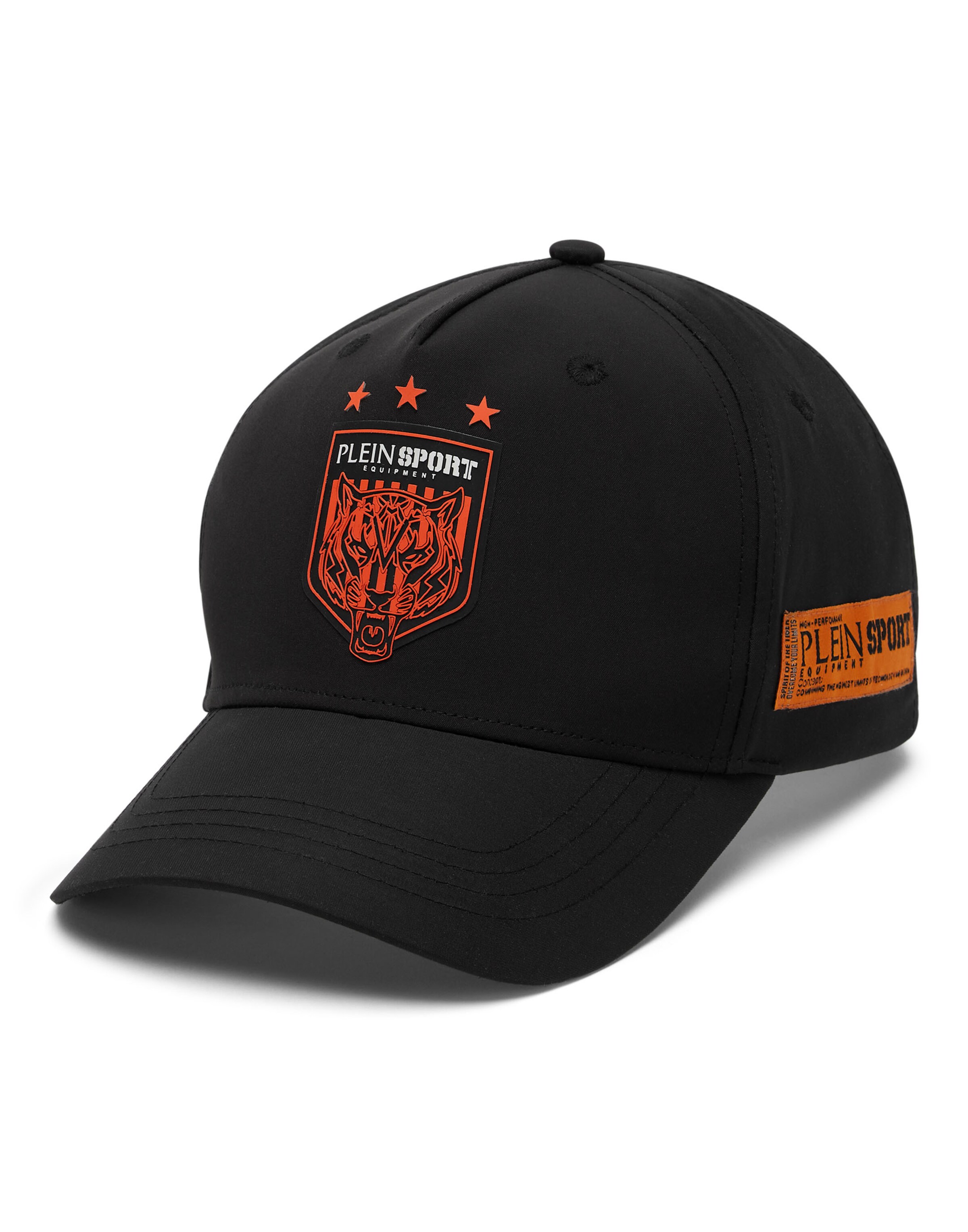 Plein Sport - Boné 'Tiger Crest Edition' em preto: frente
