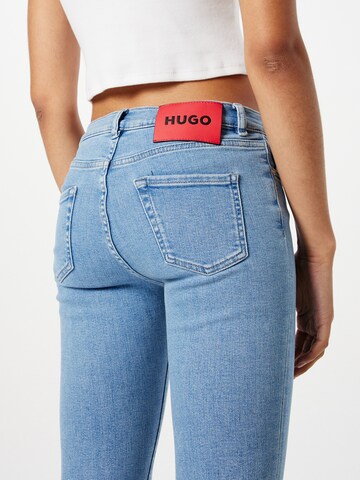 HUGO Skinny Jeans '923_4' in Blau