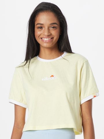 ELLESSE - Camiseta en amarillo: frente