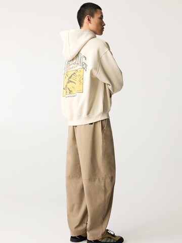 Pull&Bear Loosefit Broek in Beige