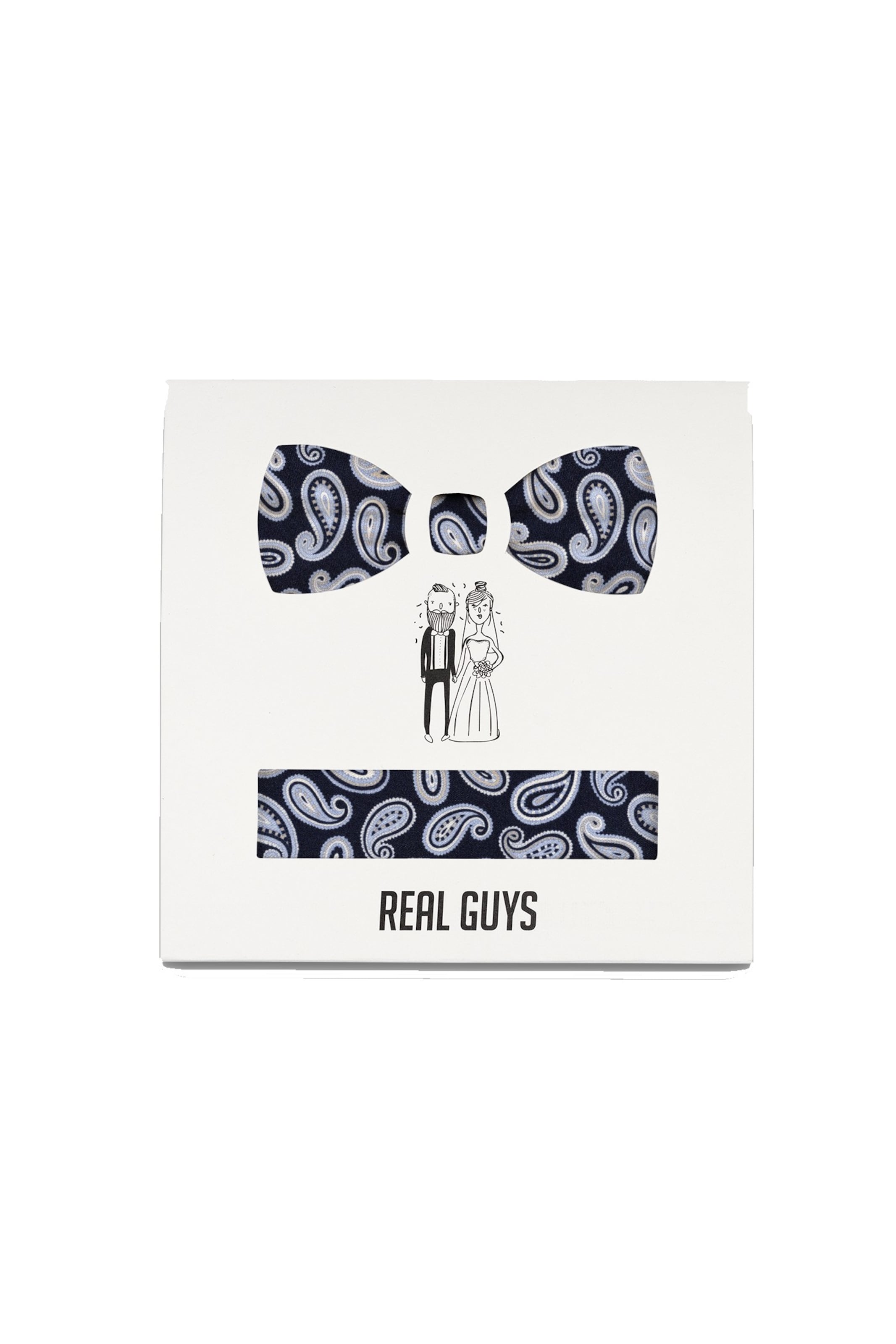 Real Guys Pocket Square in Blue