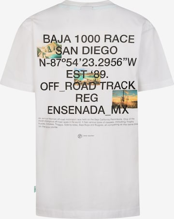 Petrol Industries Shirt 'Arena' in Wit: voorkant
