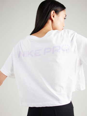 NIKE - Camisa funcionais 'PRO' em branco