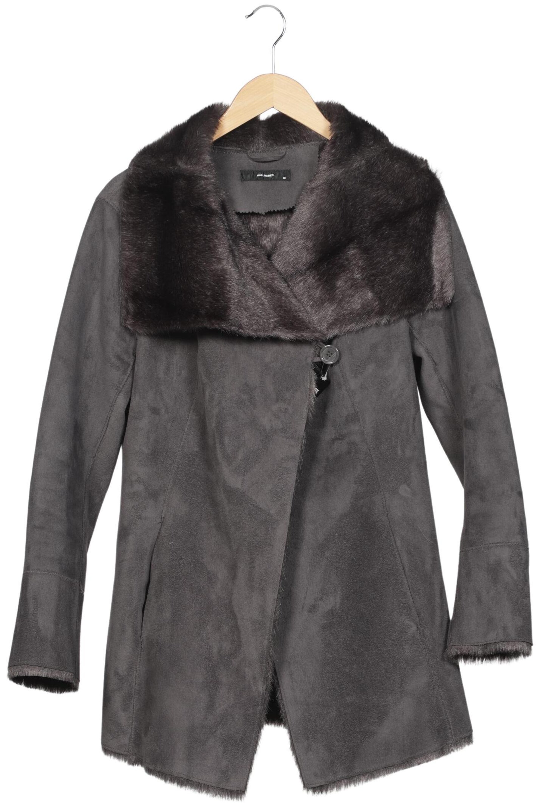 HALLHUBER Jacket & Coat in M in Grey: front