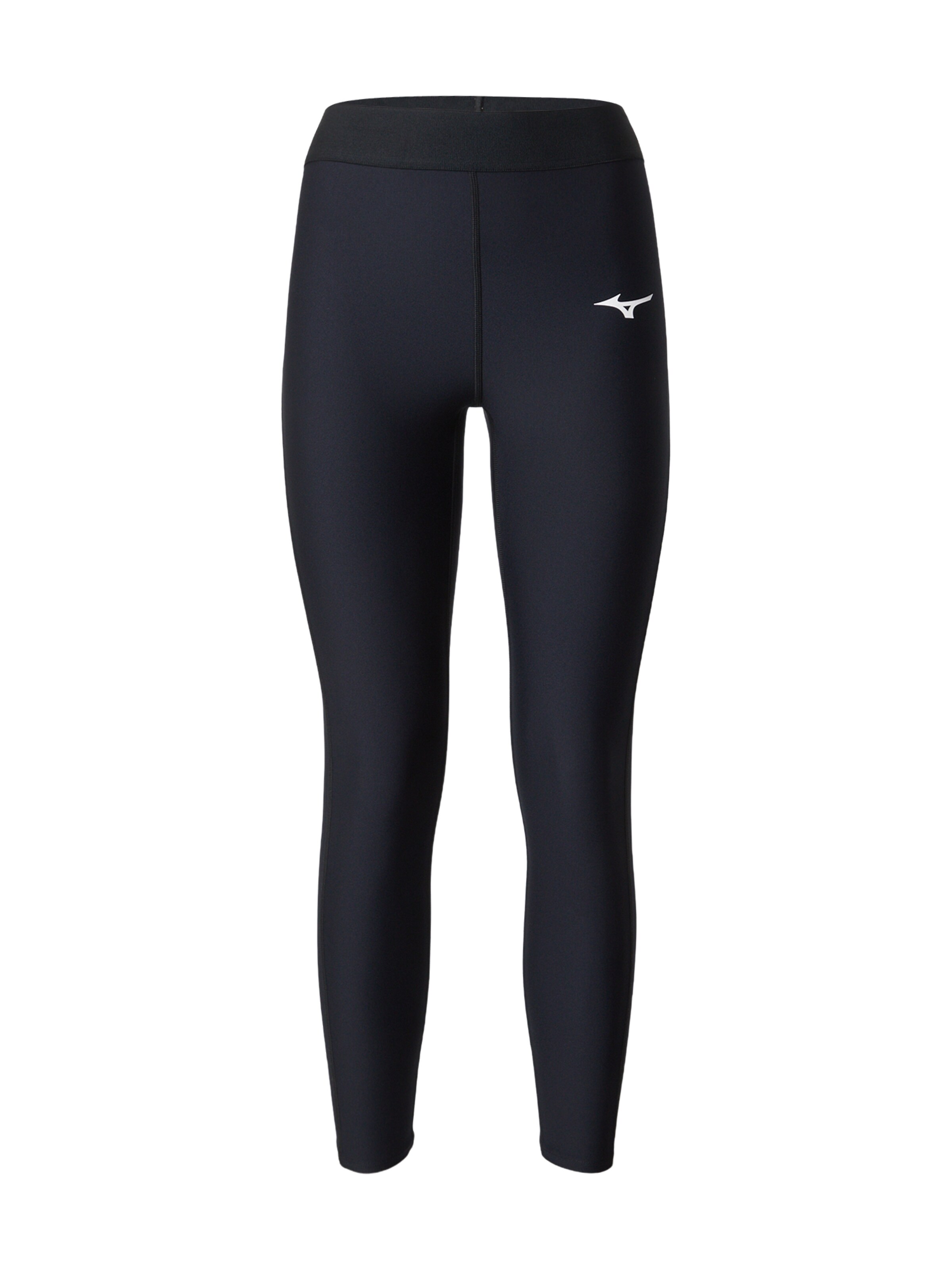 MIZUNO - Skinny Pantalón deportivo 'Mizuno' en negro: frente