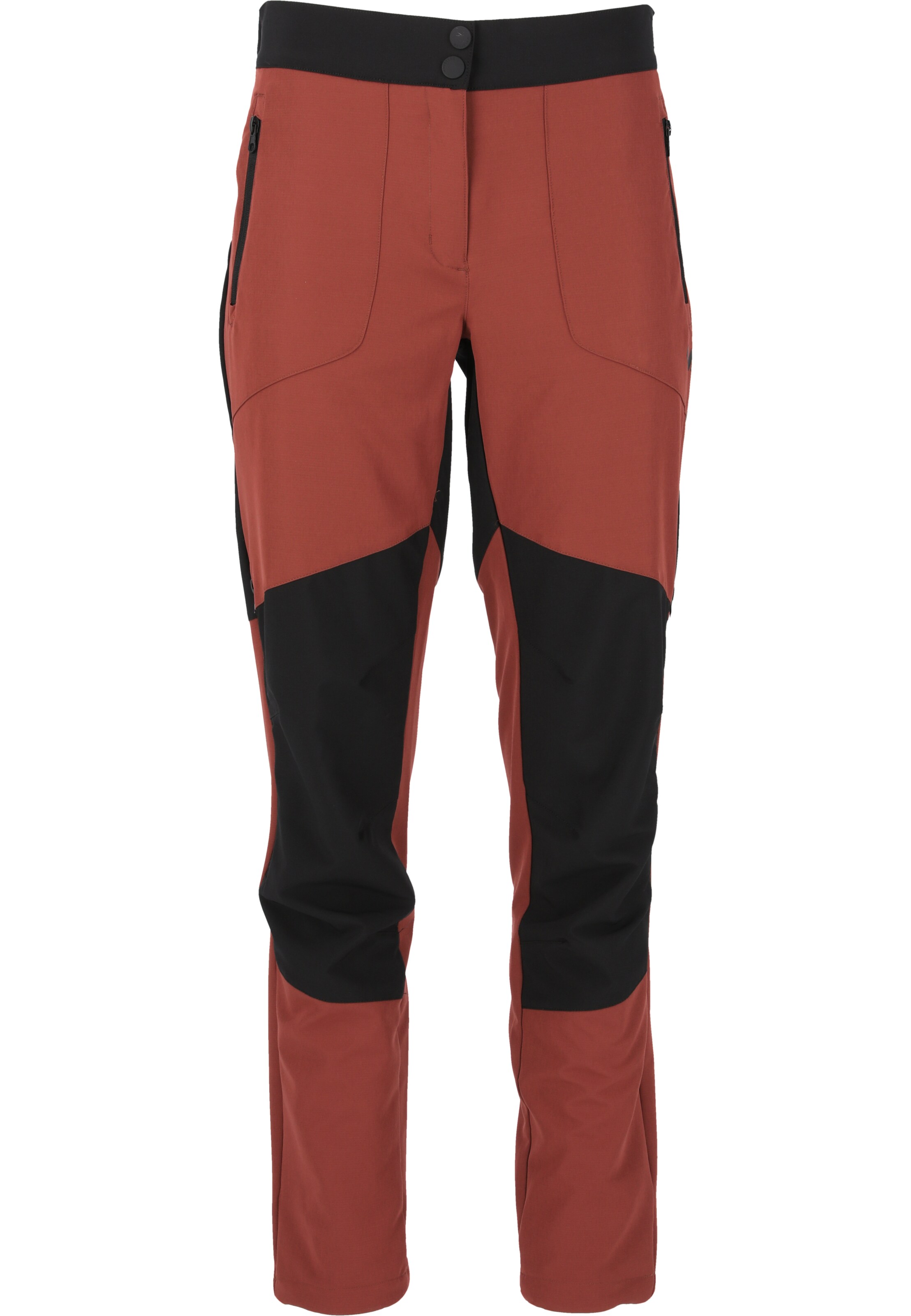 Whistler Regular Outdoorhose 'Saldon' in Rot: Vorderseite
