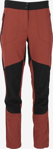 Whistler Regular Outdoor Pants 'Saldon' in Red: front