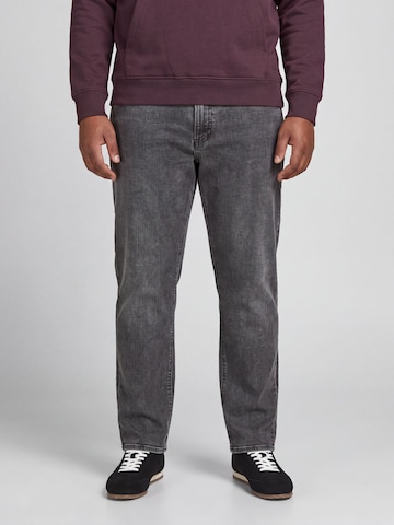 JACK & JONES Tapered Jeans 'JJIMike JJOriginal' in Grey: front