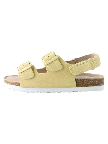 Next Sandále 'Korkfußbett' - Žltá: predná strana