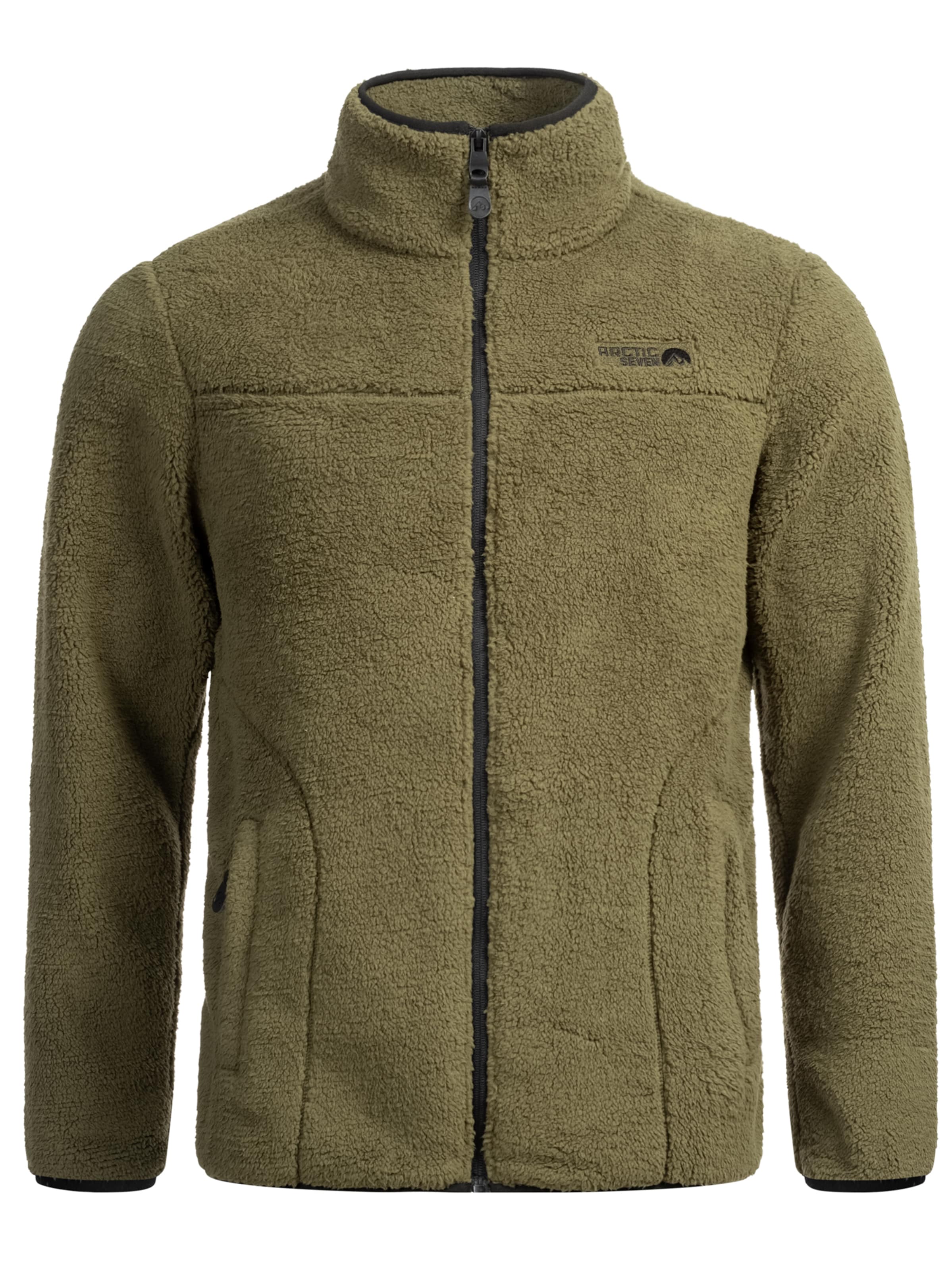 Arctic Seven Funktionele fleece-jas in Groen: voorkant