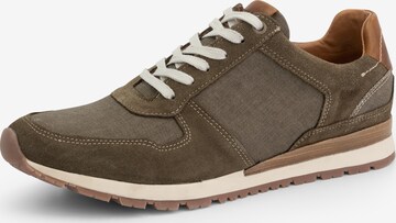 Travelin Sneakers laag 'Norton' in Groen: voorkant