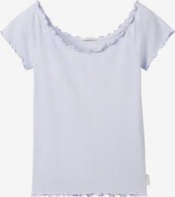 T-Shirt TOM TAILOR en violet : devant