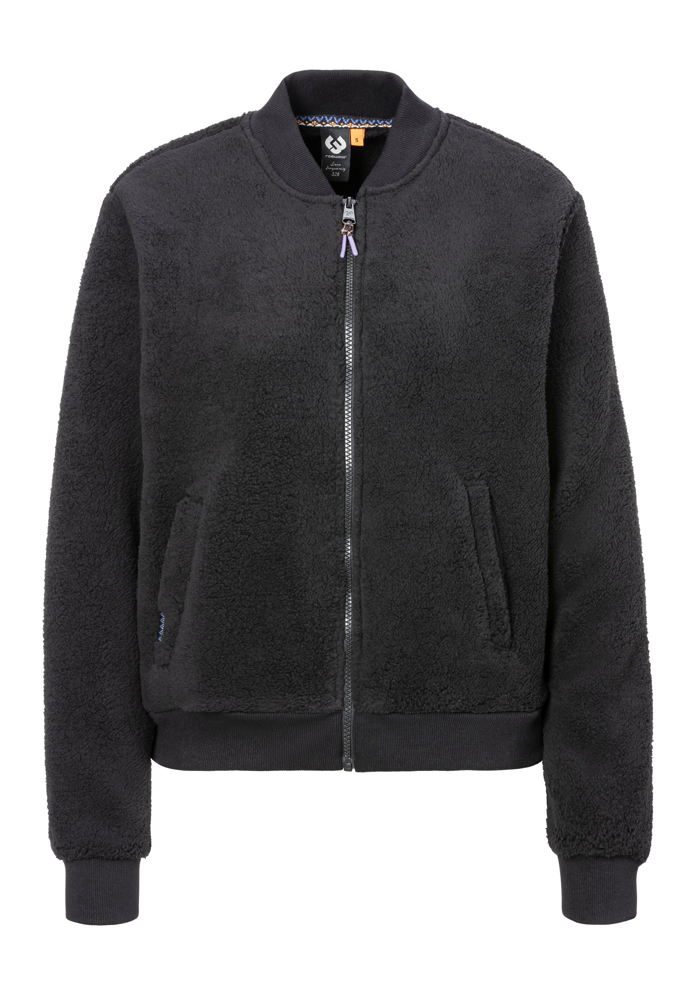 Ragwear Sweatvest 'Cairro' in Zwart: voorkant