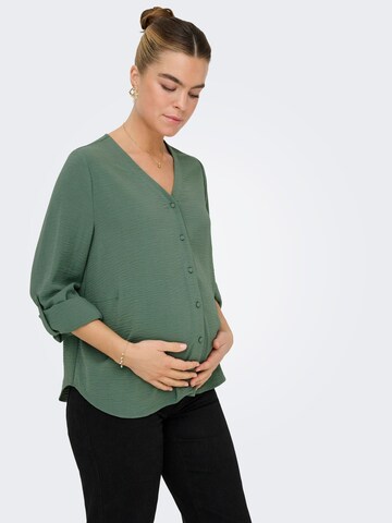 Camicia da donna 'OLMJana' di Only Maternity in verde: frontale