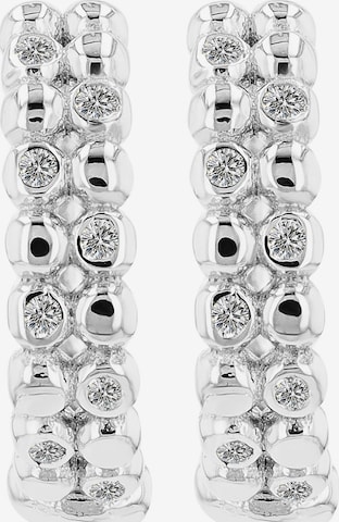 Akzent Earrings '"Yelda" aus 925 Sterlingsilber, rhodiniert, langlebig' in Silver: front