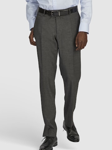 Regular Pantalon à plis HECHTER PARIS en gris : devant