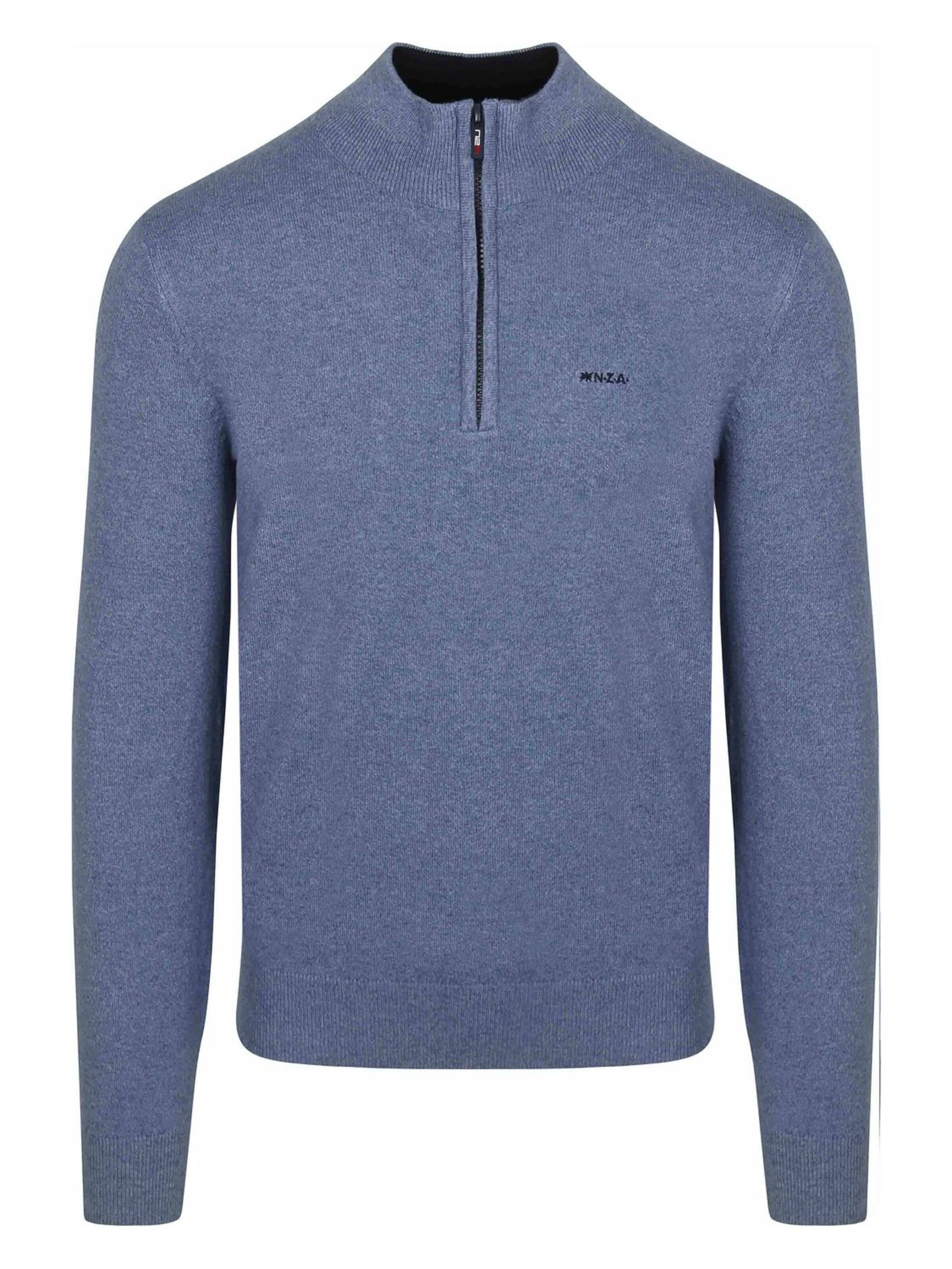 NZA New Zealand Auckland Trui 'Christopher' in Blauw: voorkant
