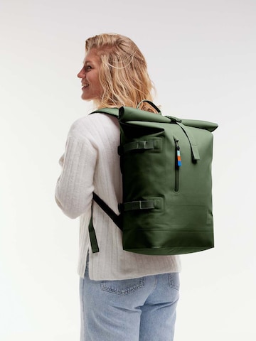 Got Bag Σακίδιο πλάτης 'Rolltop 2.0' σε πράσινο: μπροστά