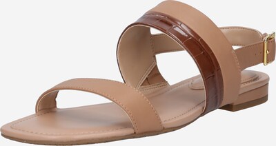 Lauren Ralph Lauren Páskové sandály 'Kristi' - hnědá / světle hnědá, Produkt