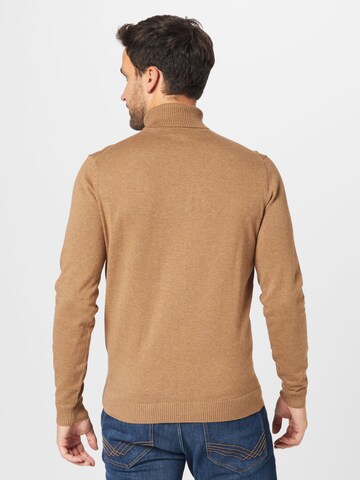 TOM TAILOR Sweater in Brown