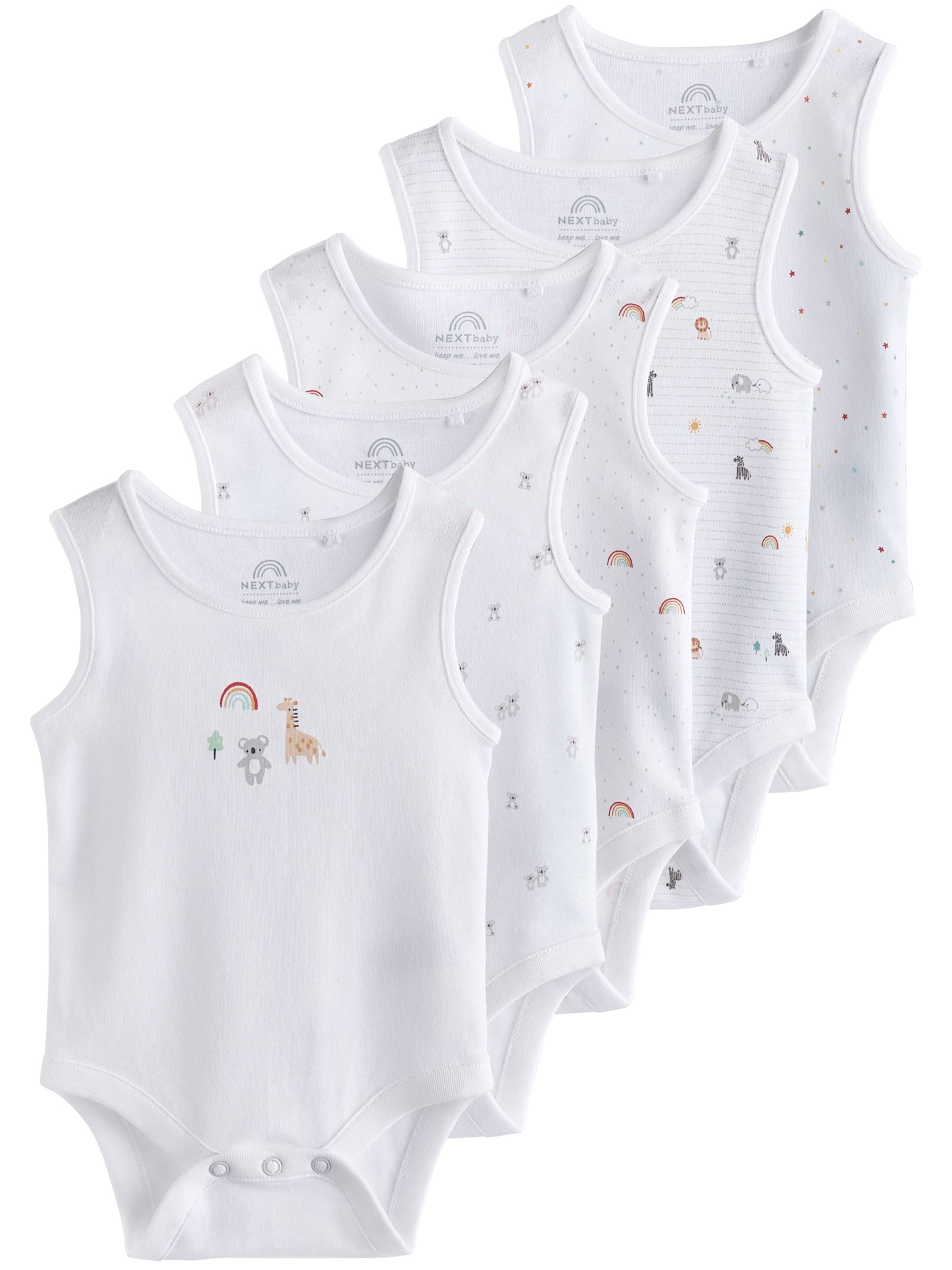 Next Pajac/bodi | bela barva: sprednja stran