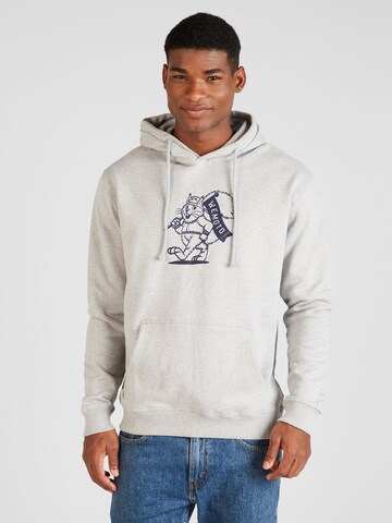 Sweat-shirt Wemoto en gris : devant