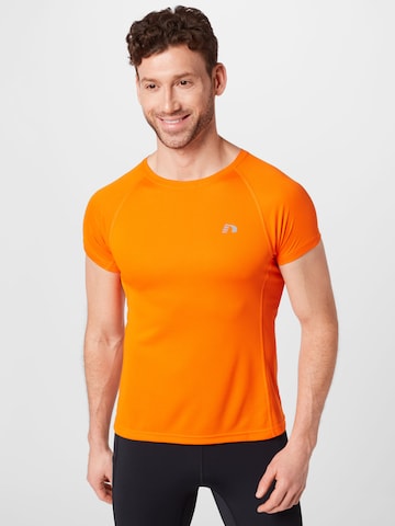 Newline Shirt in Oranje: voorkant