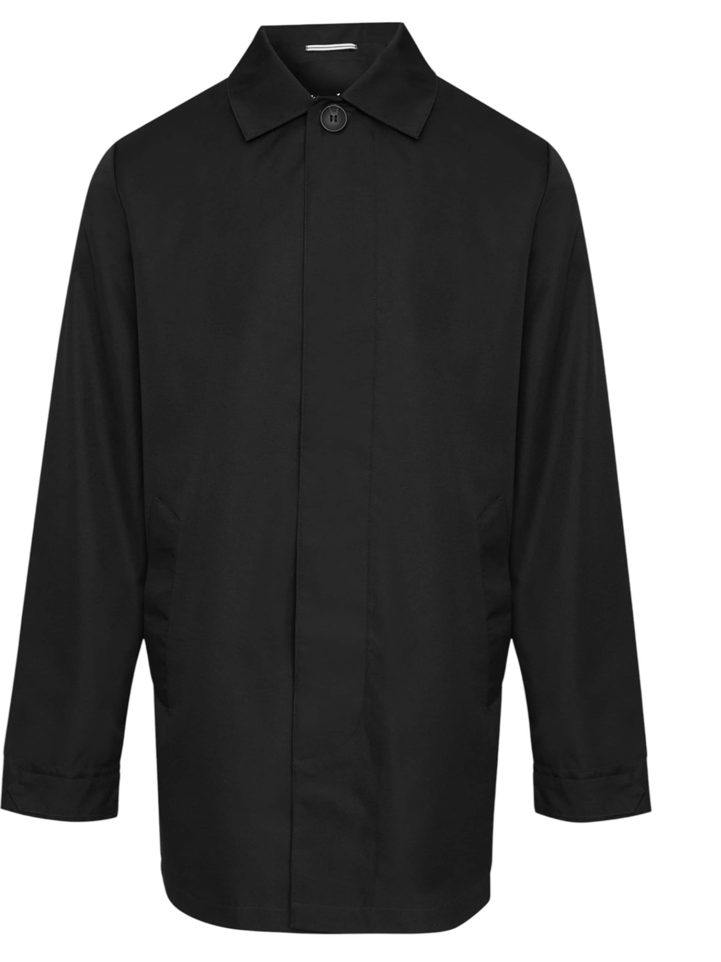 Threadbare Mantel 'Gretna' in Schwarz: Vorderseite