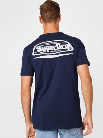 Superdry Shirt 'Cali Surf' in Blauw