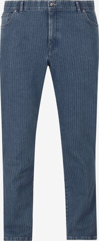 Charles Colby Loosefit Jeans ' Baron Connla ' in Blauw: voorkant