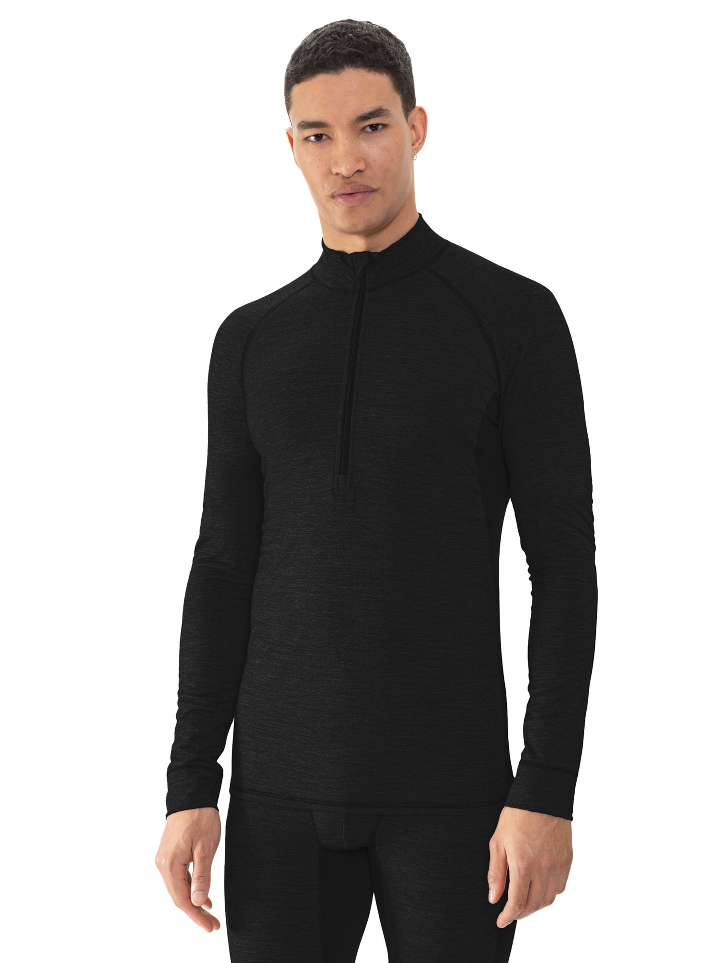 Mey Performance Shirt in Black: front