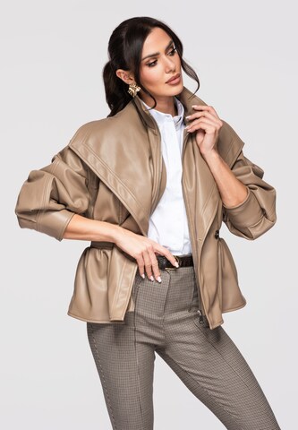 Veste mi-saison 'OW-JAFL-0121' Ombre en marron