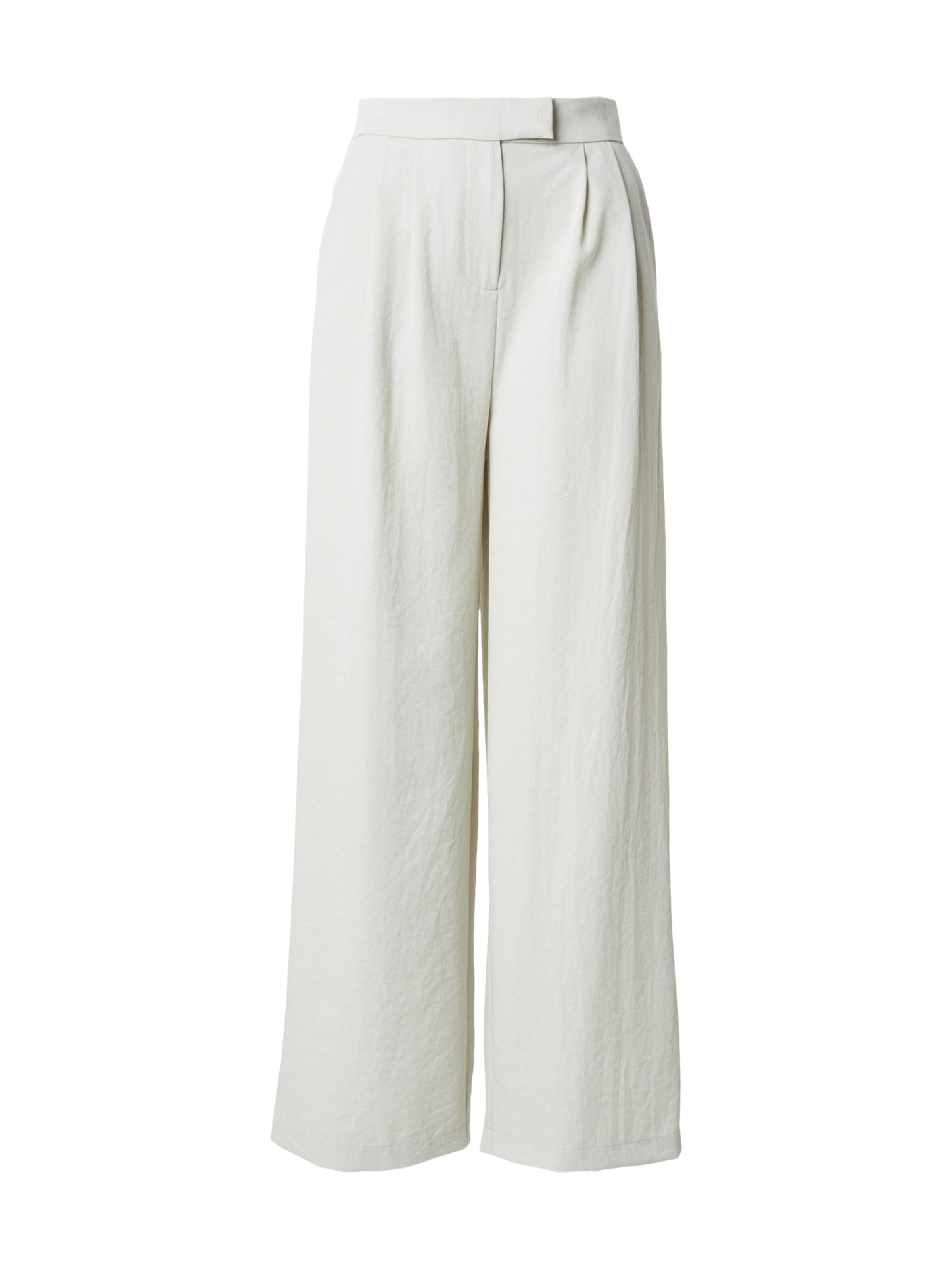 ABOUT YOU Wide leg Pleated Pants 'Caja' in Green: front
