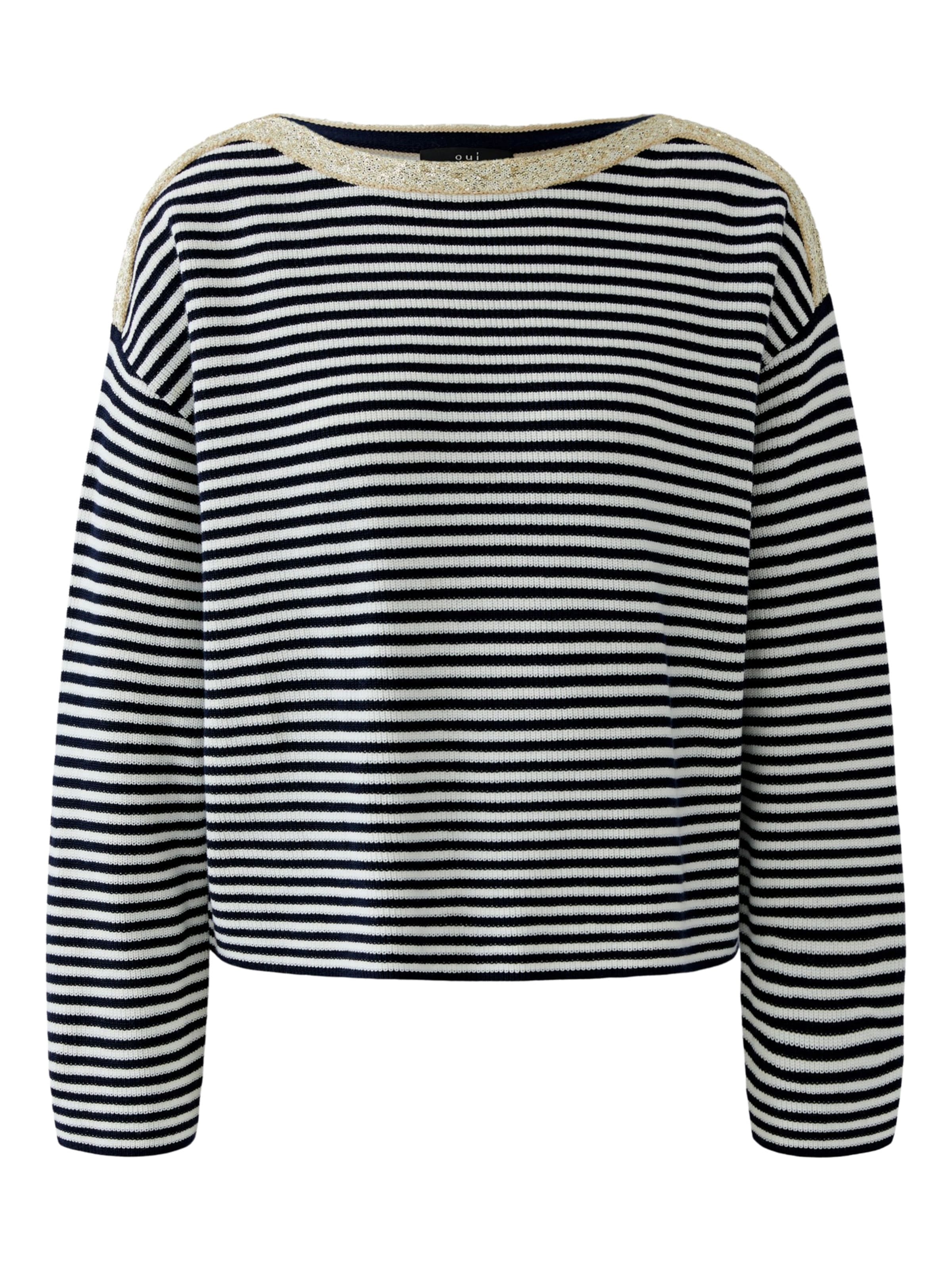 OUI Pullover in Blau: Vorderseite