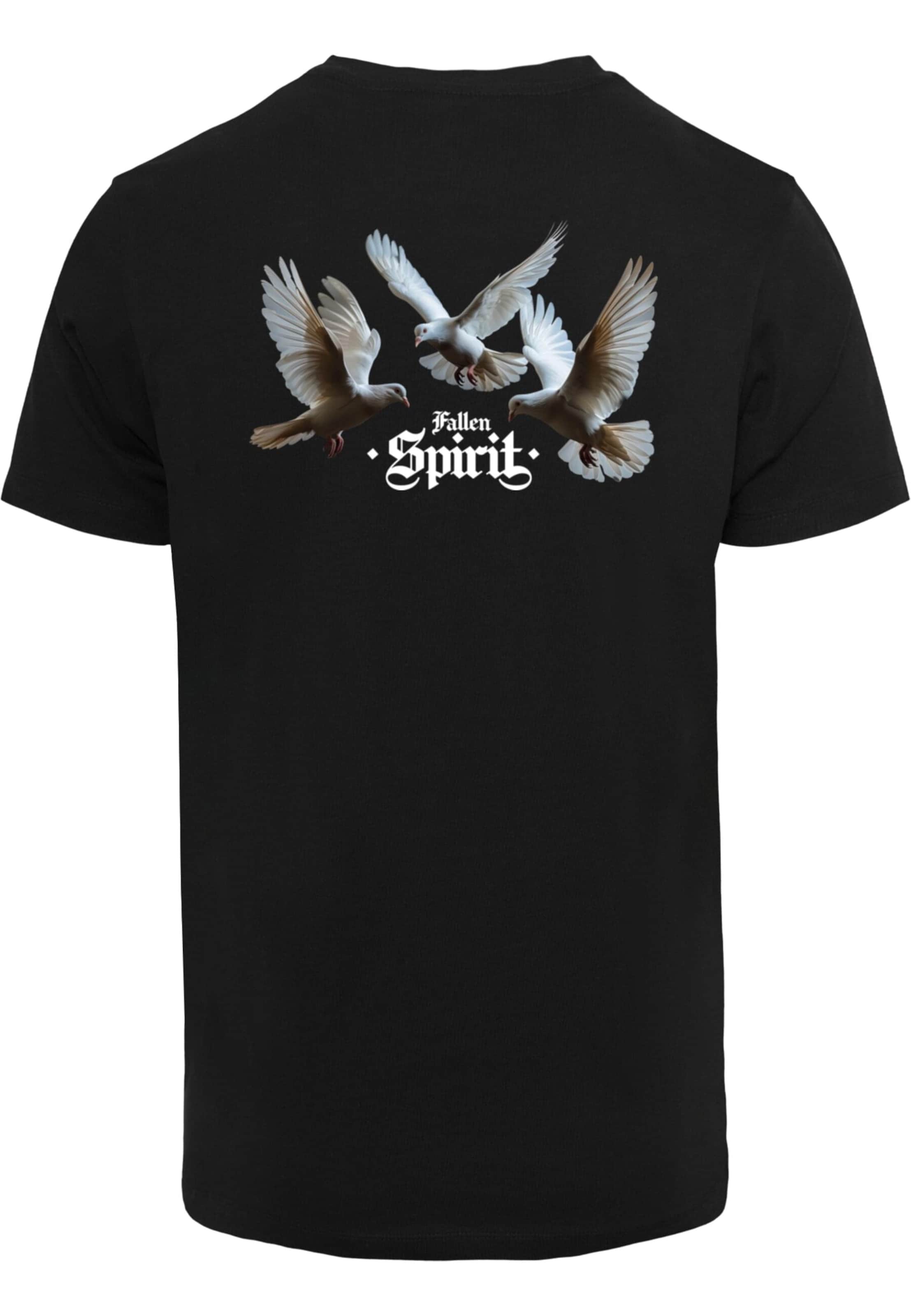 melns Mister Tee T-Krekls 'Wings Of Spirit'