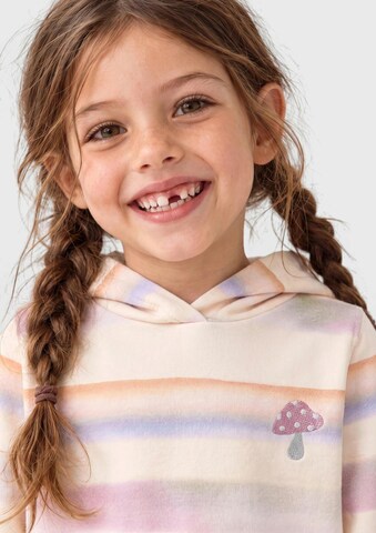 s.Oliver Sweatshirt in Beige: voorkant