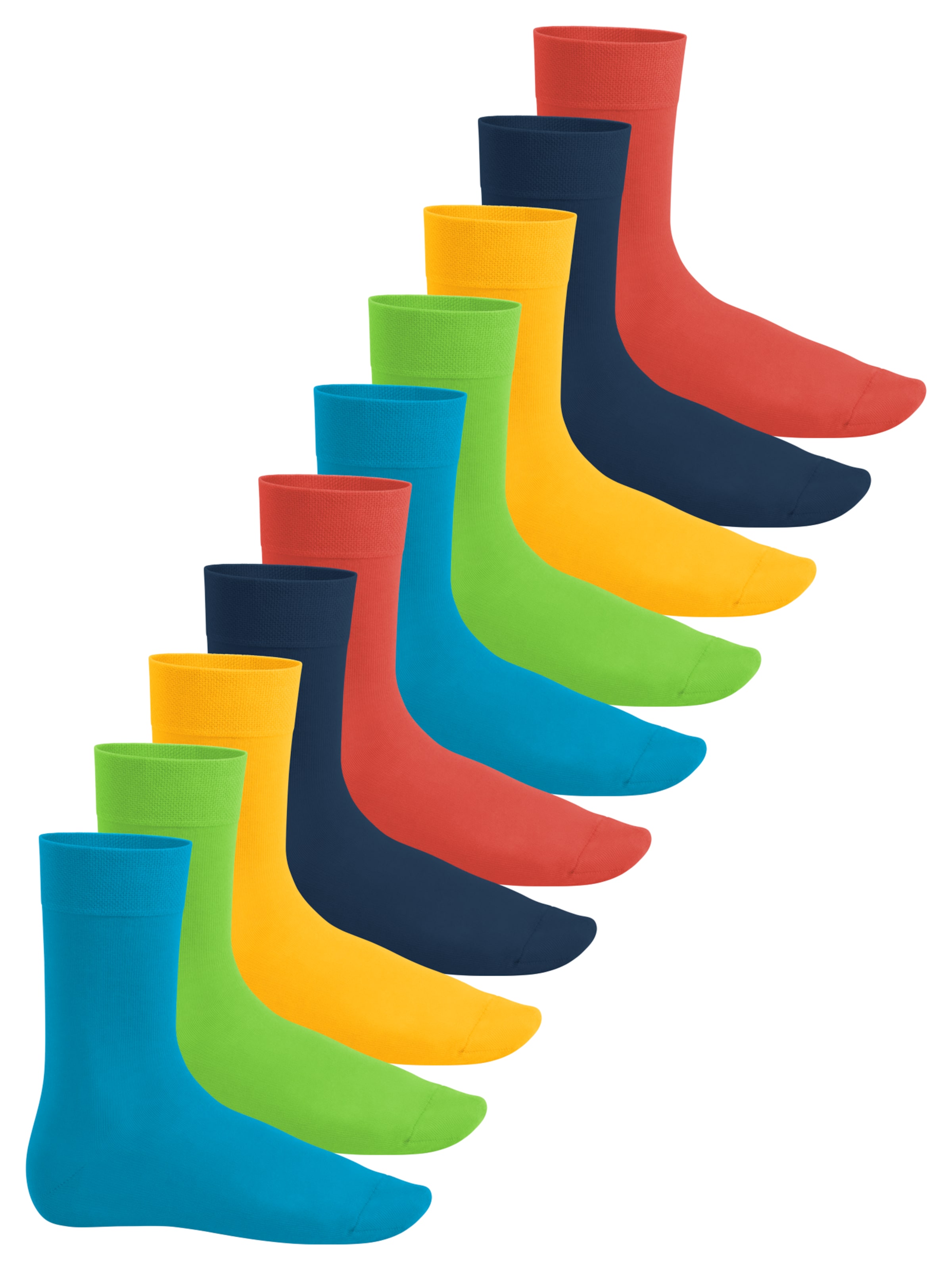 footstar Socken 'EVERYDAY!'‌‌‌‌ in Blau: Vorderseite