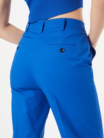 Regular Pantalon à plis Sisley en bleu