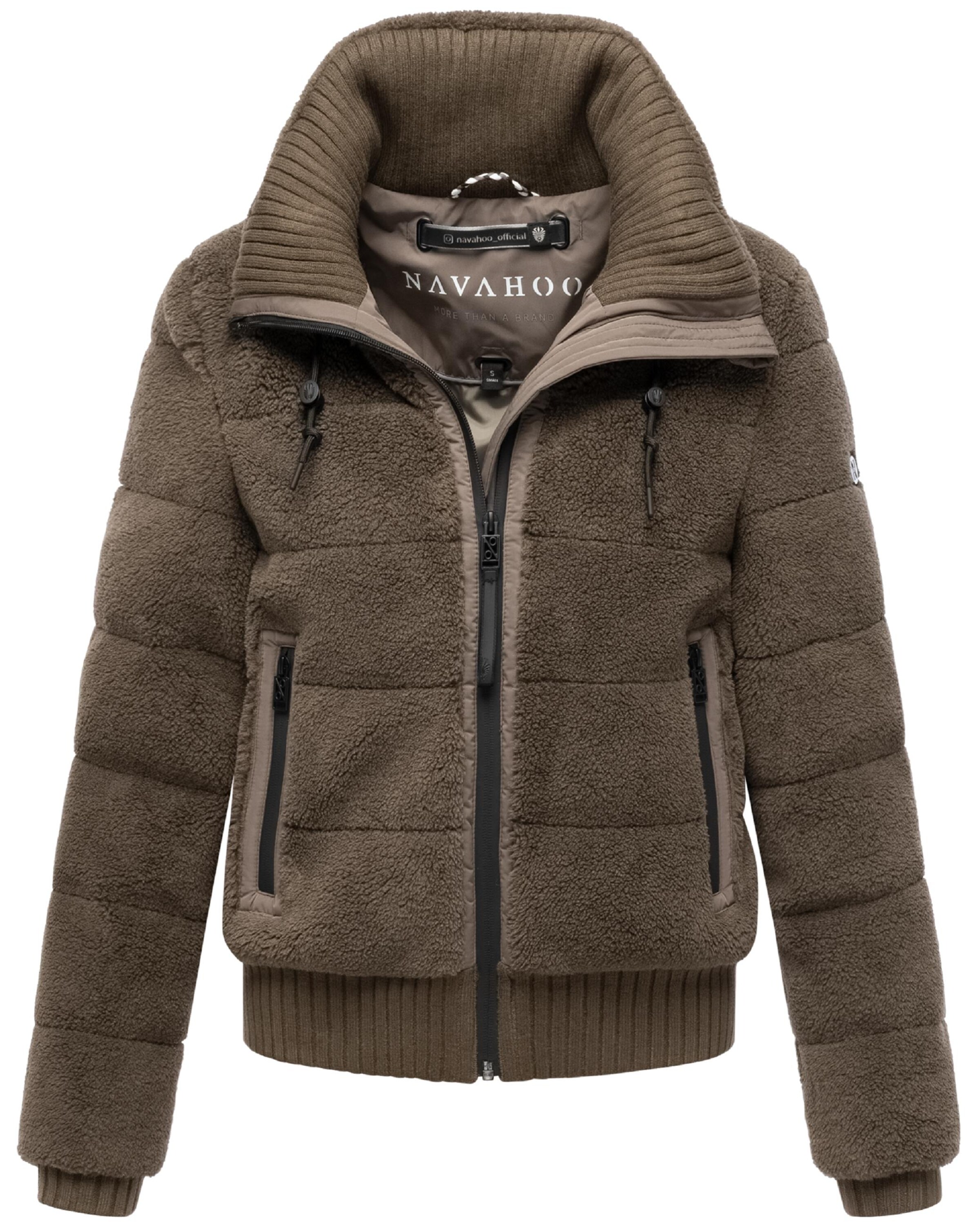 NAVAHOO Χειμερινό μπουφάν 'Schneepuder 14' σε καφέ