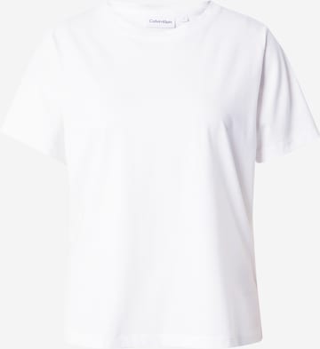 Calvin Klein قميص بلون أبيض: الأمام
