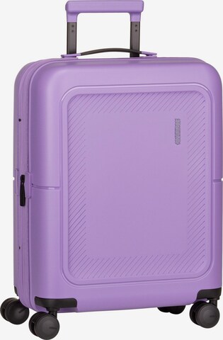 American Tourister Cart 'Dashpop Spinner 55 EXP' in Purple: front