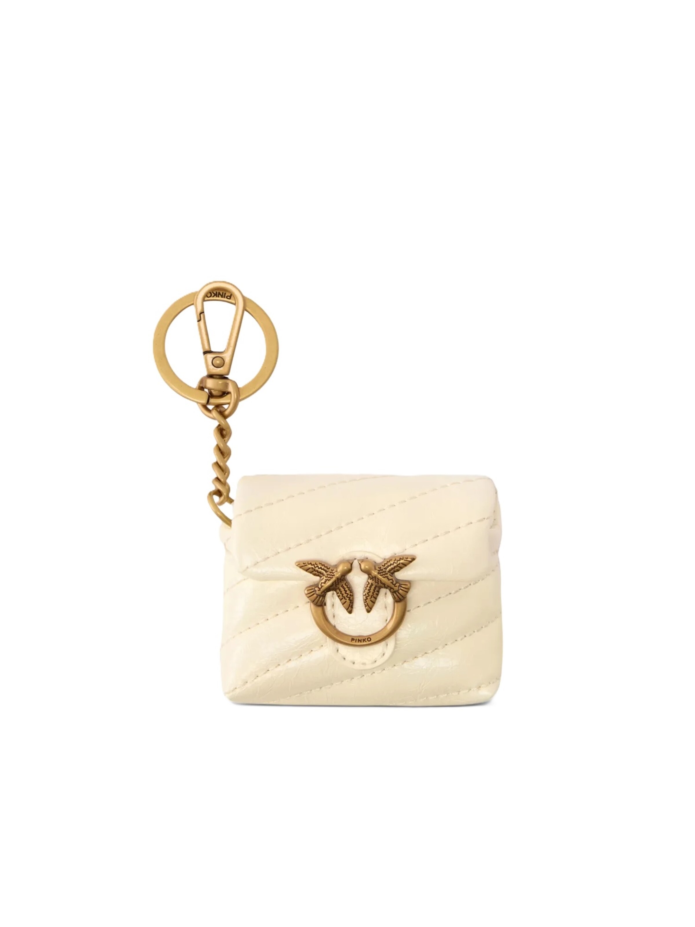 PINKO Key Ring '105869 A37O' in Yellow: front