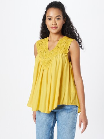 Molly BRACKEN - Blusa em amarelo: frente