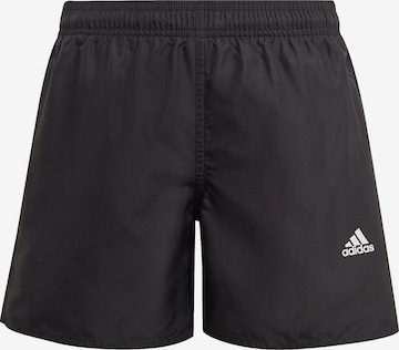 ADIDAS PERFORMANCE Board Shorts in Black: front